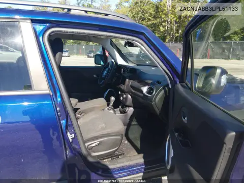 ZACNJABB3LPL51133 — 2020 Jeep Renegade, Передняя часть, фото до ремонта