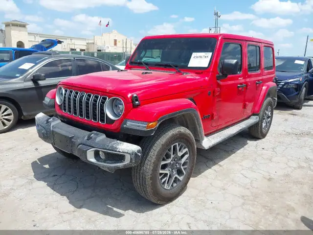 2025 Jeep Wrangler 4-door Sahara 4x4 VIN 1C4PJXEN2SW634158 фото 2