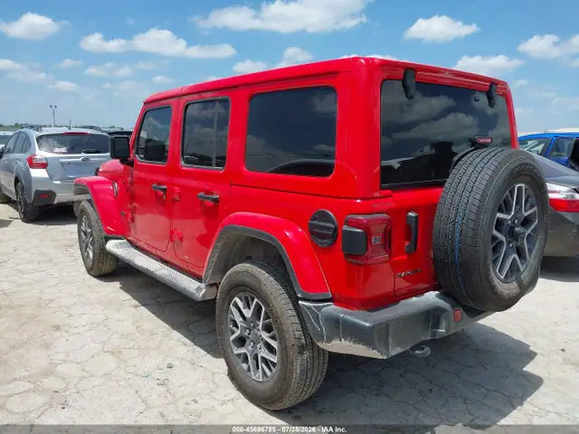 2025 Jeep Wrangler 4-door Sahara 4x4 VIN 1C4PJXEN2SW634158 фото 3