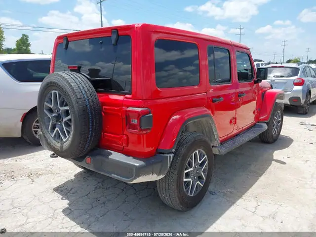 2025 Jeep Wrangler 4-door Sahara 4x4 VIN 1C4PJXEN2SW634158 фото 4
