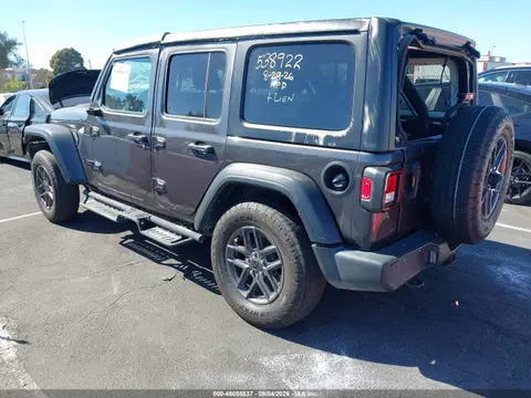2024 Jeep Wrangler 4-door Sport S 4x4 VIN 1C4PJXDN7RW108152 фото 3