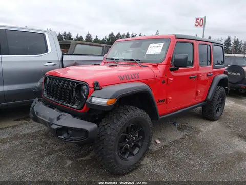 2025 Jeep Wrangler 4-door Willys 4x4 VIN 1C4PJXDN3SW597459 фото 2