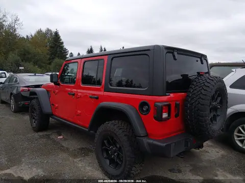 2025 Jeep Wrangler 4-door Willys 4x4 VIN 1C4PJXDN3SW597459 фото 3