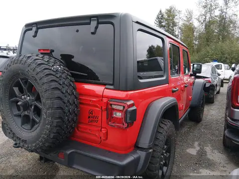 2025 Jeep Wrangler 4-door Willys 4x4 VIN 1C4PJXDN3SW597459 фото 4
