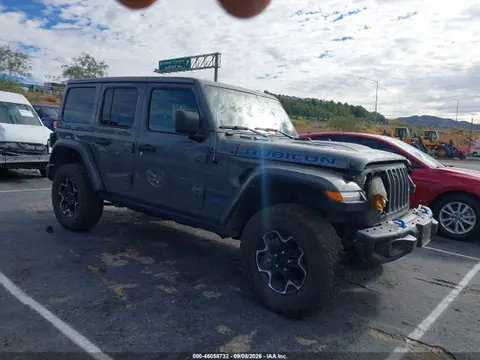 1C4JJXR61MW758367 — 2021 Jeep Wrangler 4XE Unlimited Rubicon 4X4, Передняя часть (Front End), фото до ремонта