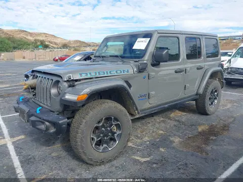 2021 Jeep Wrangler 4xe Unlimited Rubicon 4x4 VIN 1C4JJXR61MW758367 фото 2