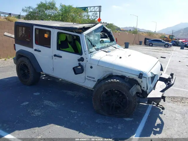 1C4BJWDG0JL882271 Jeep Wrangler Jk Unlimited Sport S 4X4 2018 — повреждение Опрокидывание, фото до ремонта
