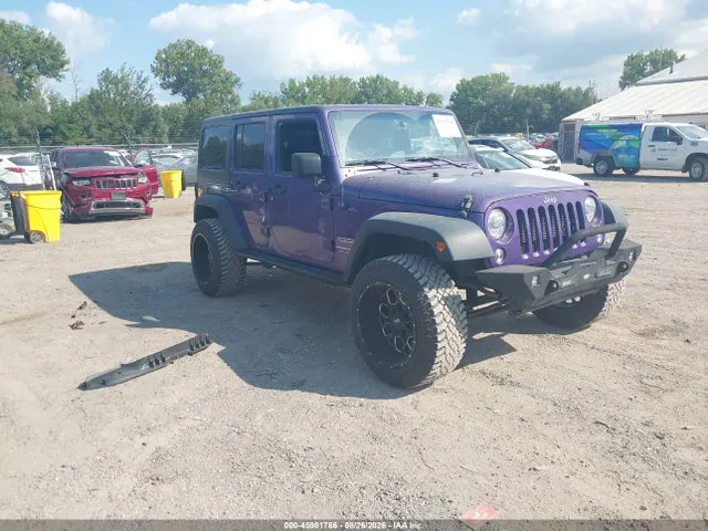 2018 Jeep Wrangler Jk Unlimited Sport S 4x4 VIN 1C4BJWDG1JL835850 фото 1