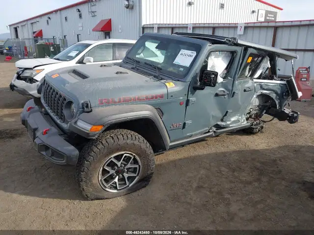 1C4PJXFN8TW270490 — 2026 Jeep Wrangler Rubicon 4X4, фото 2 с аукциона IAAI 14.10.2026, Задняя часть слева