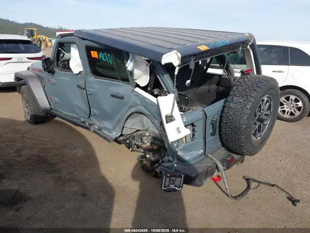1C4PJXFN8TW270490 — 2026 Jeep Wrangler Rubicon 4X4, фото 3 с аукциона IAAI 14.10.2026, Задняя часть слева