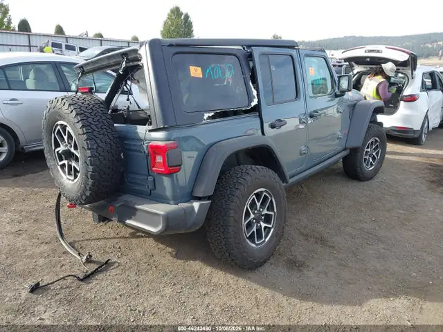 1C4PJXFN8TW270490 — 2026 Jeep Wrangler Rubicon 4X4, фото 4 с аукциона IAAI 14.10.2026, Задняя часть слева