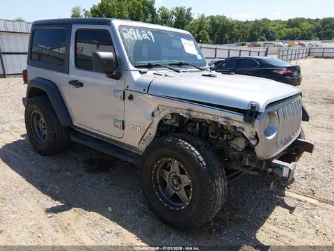 1C4GJXAG2KW645894 — 2019 Jeep Wrangler Sport S 4X4, Передняя часть (Front End), фото до ремонта
