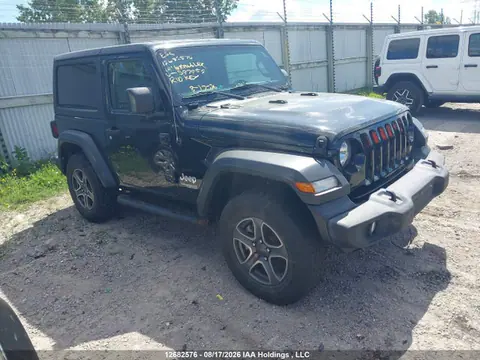 1C4GJXAG4KW597959 — 2019 Jeep Wrangler Sport, Repossession, фото до ремонта
