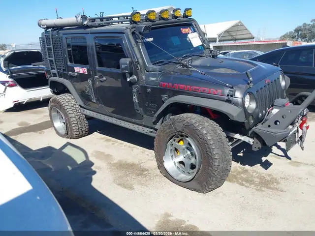 1C4HJWFG6HL675143 — 2017 Jeep Wrangler Unlimited Rubicon Recon 4X4, Правый бок (Right Side), фото до ремонта