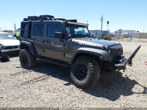 1C4BJWFG8HL549145 — 2017 Jeep Wrangler Unlimited Rubicon, Передняя часть слева (Left Front), фото до ремонта