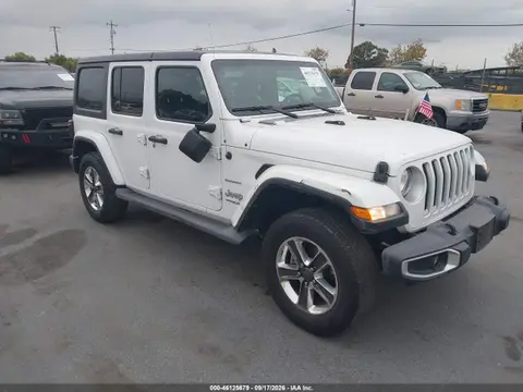 1C4HJXEN6KW614676 — 2019 Jeep Wrangler Unlimited Sahara 4X4, Задняя часть слева (Left Rear), фото до ремонта