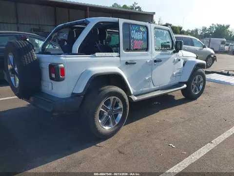 2022 Jeep Wrangler Unlimited Sahara 4x4 VIN 1C4HJXENXNW187569 фото 4
