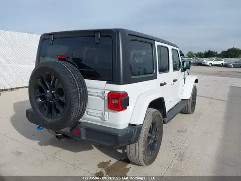 2022 Jeep Wrangler Unlimited Sahara 4xe VIN 1C4JJXP60NW147203 фото 4