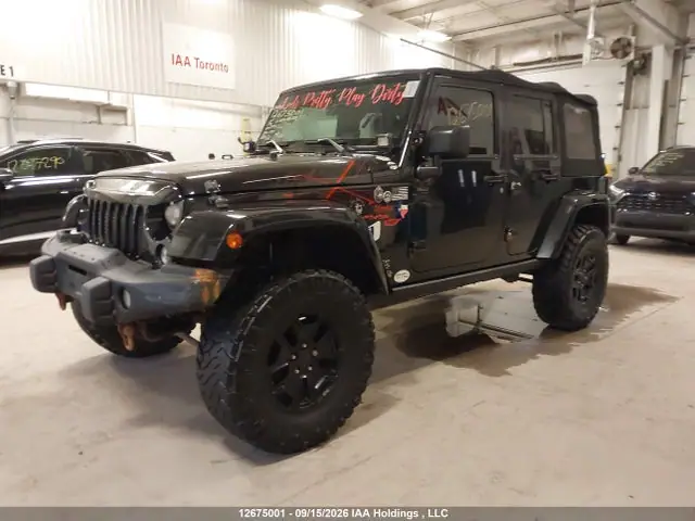 1C4BJWEG0GL204532 — 2016 Jeep Wrangler Unlimited Sahara, фото 2 с аукциона IAAI 14.10.2026, Передняя часть слева