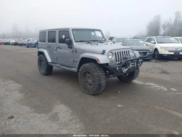 1C4BJWEG6GL152467 — 2016 Jeep Wrangler Unlimited Sahara, Биологическая или химическая опасность (Biohazard), фото до ремонта