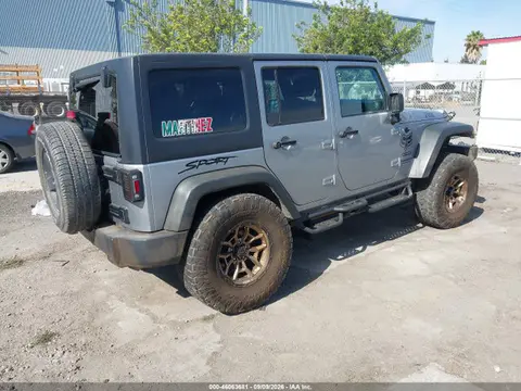 2017 Jeep Wrangler Unlimited Sport 4x4 VIN 1C4BJWDG8HL557183 фото 4