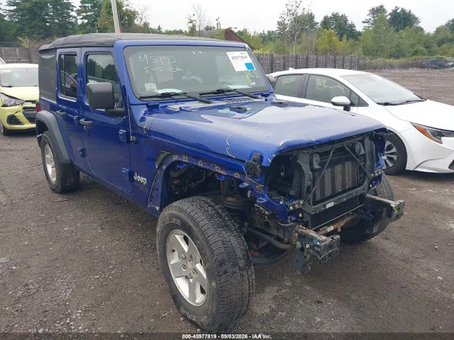 2018 Jeep Wrangler Unlimited Sport 4x4 VIN 1C4HJXDN5JW181755 фото 1