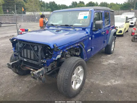 2018 Jeep Wrangler Unlimited Sport 4x4 VIN 1C4HJXDN5JW181755 фото 2
