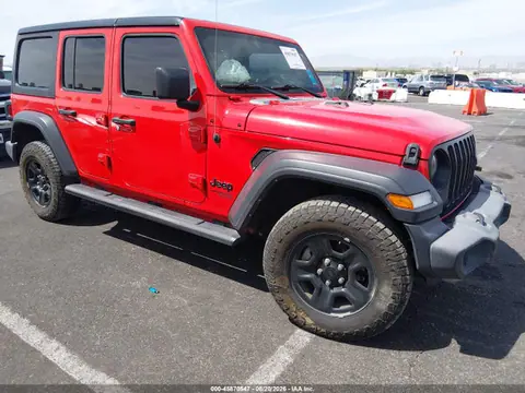 1C4HJXDN1MW729352 — 2021 Jeep Wrangler Unlimited Sport 4X4, Передняя часть слева (Left Front), фото до ремонта