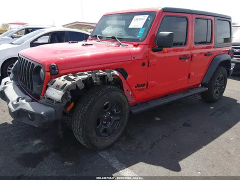 2021 Jeep Wrangler Unlimited Sport 4x4 VIN 1C4HJXDN1MW729352 фото 2