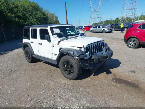 1C4HJXDG5NW226281 — 2022 Jeep Wrangler Unlimited Sport Altitude 4X4, Передняя часть (Front End), фото до ремонта