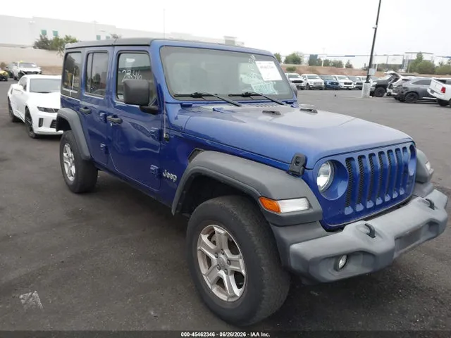 2019 Jeep Wrangler Unlimited Sport S 4x4 VIN 1C4HJXDGXKW602663 фото 1
