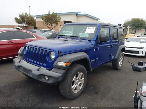 2019 Jeep Wrangler Unlimited Sport S 4x4 VIN 1C4HJXDGXKW602663 фото 2