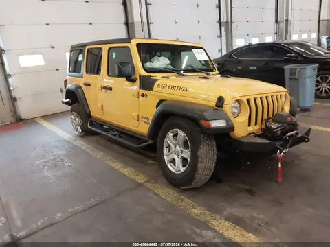 1C4HJXDG0KW537323 — 2019 Jeep Wrangler Unlimited Sport S 4X4, Левый бок (Left Side), фото до ремонта