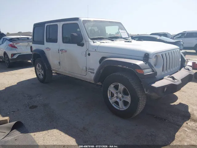2019 Jeep Wrangler Unlimited Sport S 4x4 VIN 1C4HJXDN3KW653582 фото 1