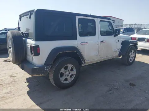 2019 Jeep Wrangler Unlimited Sport S 4x4 VIN 1C4HJXDN3KW653582 фото 4
