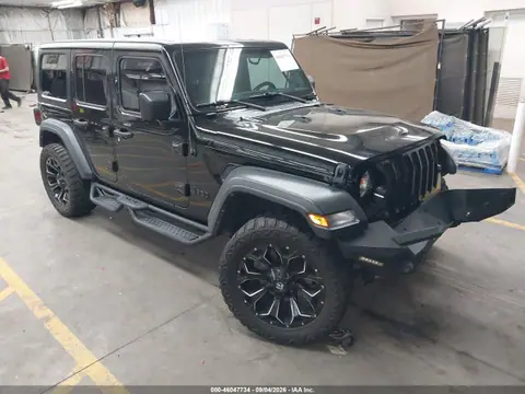 1C4HJXDN6MW786467 — 2021 Jeep Wrangler Unlimited Sport S 4X4, Передняя часть (Front End), фото до ремонта