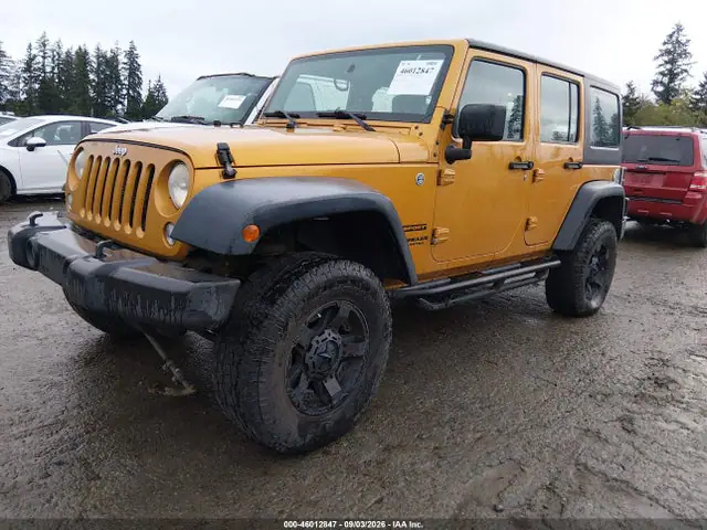 1C4BJWDG2EL321804 — 2014 Jeep Wrangler Unlimited Sport, фото 2 с аукциона IAAI 30.09.2026, Передняя часть