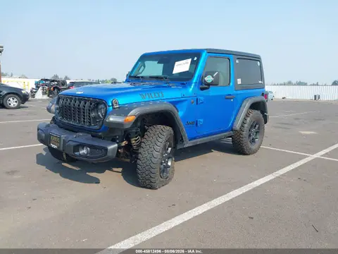 2026 Jeep Wrangler Willys 4x4 VIN 1C4PJXAN8TW163995 фото 2