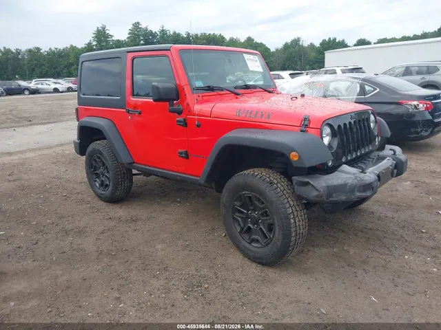 2016 Jeep Wrangler Willys Wheeler VIN 1C4AJWAG1GL302440 фото 1