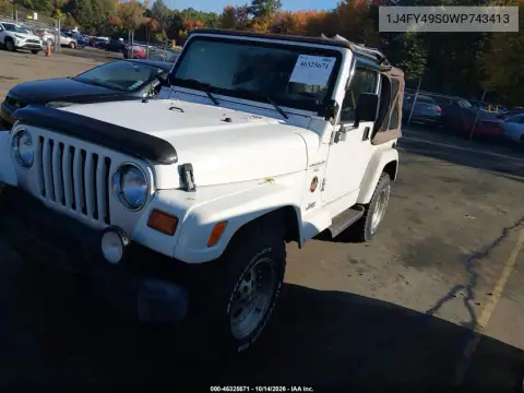 1J4FY49S0WP743413 — 1998 Jeep Wrangler, фото 3 с аукциона IAAI, Не указано