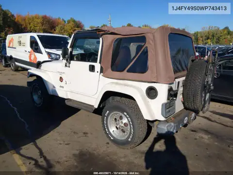 1J4FY49S0WP743413 — 1998 Jeep Wrangler, фото 4 с аукциона IAAI, Не указано