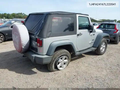 2007 Jeep Wrangler X VIN 1J4FA24167L223541 фото 5