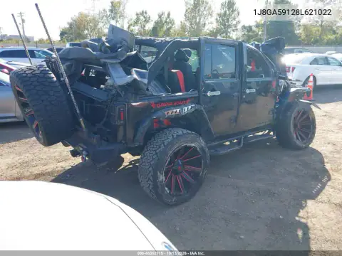 1J8GA59128L621022 — 2008 Jeep Wrangler, фото 4 с аукциона IAAI, Биологическая опасность
