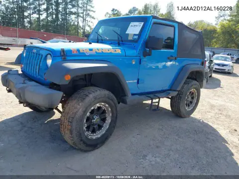 2010 Jeep Wrangler Sport VIN 1J4AA2D12AL160228 фото 2