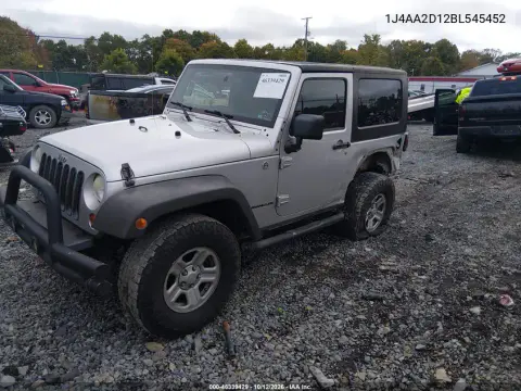 2011 Jeep Wrangler Sport VIN 1J4AA2D12BL545452 фото 3
