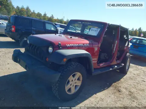 2012 Jeep Wrangler Unlimited Sport VIN 1C4BJWDG0CL286659 фото 3