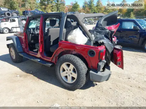 2012 Jeep Wrangler Unlimited Sport VIN 1C4BJWDG0CL286659 фото 4