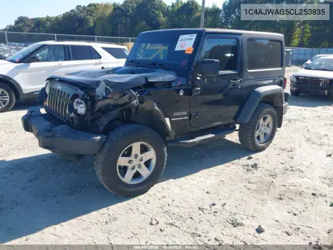 1C4AJWAG5CL253835 — 2012 Jeep Wrangler, фото 3 с аукциона IAAI, Передняя часть