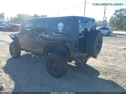 1C4HJWDG7CL182597 — 2012 Jeep Wrangler, фото 3 с аукциона IAAI, Передний левый