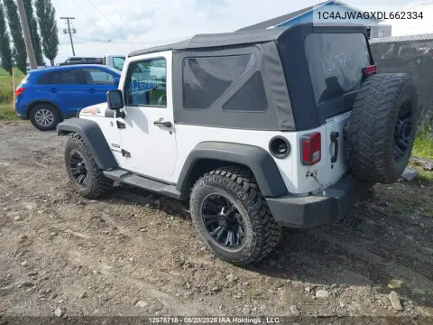2013 Jeep Wrangler Sport VIN 1C4AJWAGXDL662334 фото 4